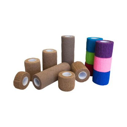 Picture of Cohesive Bandage Premier Pro™ 1.5 Inch X 5 Yard Standard Compression Self-adherent Closure Blue NonSterile8991