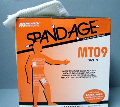 Picture of Elastic Net Retainer Dressing Spandage™ Tubular Elastic 25 Yard Size 9 Average Chest / Abdomen / Breast / Shoulder NonSterileS09