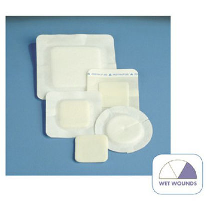 Picture of Foam Dressing Polyderm™ Border 6 X 6 Inch Square Non-Adhesive with Border Sterile46-916-1