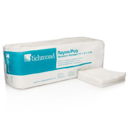 Picture of Nonwoven Sponge Polyester / Rayon 4-Ply 4 X 4 Inch Square NonSterile300636