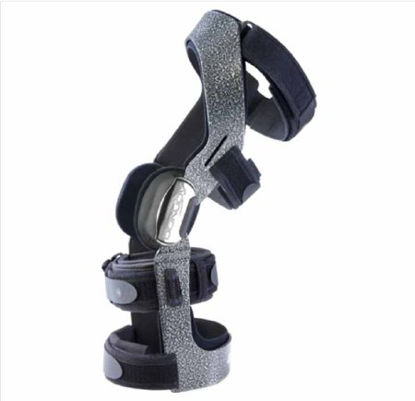 Picture of Knee Brace Armor Fourcepoint™ Medium Hook and Loop Closure 18-1/2 to 21 Inch Circumference Left Knee11-1441-3