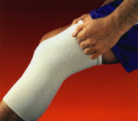 Picture of Elastic Tubular Support Bandage Tensogrip® 2-1/2 Inch X 11 Yard Small Thigh / Medium Knee / Large Ankle Standard Compression Pull On White Size B NonSterile7580