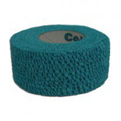 Picture of Cohesive Bandage CoFlex® 1 Inch X 5 Yard 14 lbs. Tensile Strength Self-adherent Closure Teal NonSterile3100TE