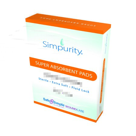 Picture of Super Absorbent Dressing Simpurity® Nonwoven 2 X 2 Inch SterileSNS59022