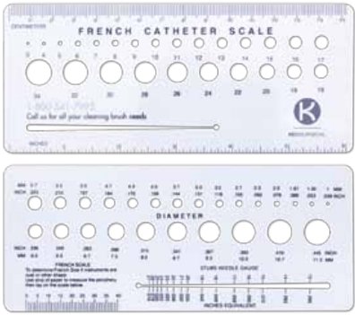 Picture of French Catheter Scale 6 Inch Plastic NonSterileMJ-370