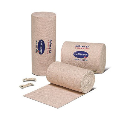 Picture of Elastic Bandage Deluxe® 480® 3 Inch X 5 Yard High Compression Clip Detached Closure Tan NonSterile39300000