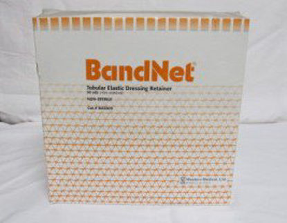 Picture of Elastic Net Retainer Dressing BandNet™ Tubular Poly-Covered Nylon / Rubber 50 Yard Length Size 9 White Large Axilla / Abdomen / Chest NonSterileBA5009