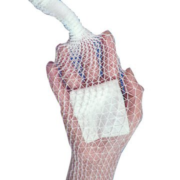 Picture of Elastic Net Retainer Dressing Stretch Net™ Tubular Elastic 25 Yard Size 8 White Chest / Axilla / Abdomen NonSterile10-7429