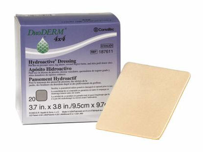 Picture of Hydrocolloid Dressing DuoDERM® CGF® 8 X 12 Inch Rectangle Sterile187644