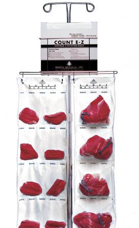 Picture of Sponge Counter Bag Count EZ™ 5 Large or 10 Small Sponge Capacity 36 X 10 Inch50600