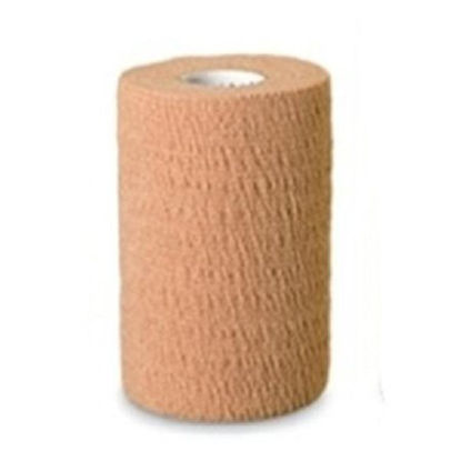 Picture of Cohesive Bandage CoFlex® 1-1/2 Inch X 5 Yard 14 lbs. Tensile Strength Self-adherent Closure Tan NonSterile3150TN-048