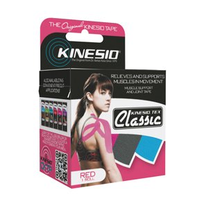 Picture of Kinesiology Tape Kinesio® Tex Classic Water Resistant Cotton 2 Inch X 4-2/5 Yard Red NonSterile24-4892