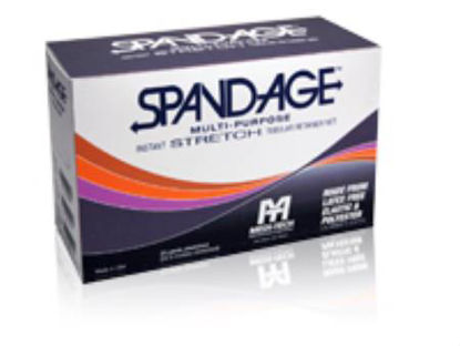 Picture of Elastic Net Retainer Dressing MT Spandage™ Pre-Cuts with Cut Outs Tubular / Pre-Cut Elastic 20 Inch Length Size 9 White Average Chest / Abdomen / Back / EKG Monitoring NonSterileMT9-02