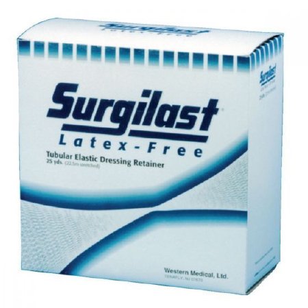 Picture of Elastic Net Retainer Dressing Surgilast® Tubular Elastic 25 Yard Size 6 White Large Head / Shoulder / Thigh NonSterile55470207