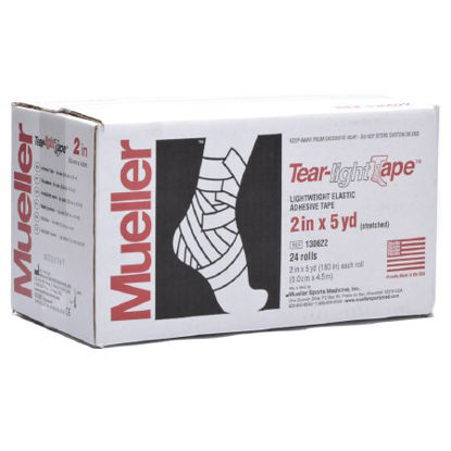 Picture of Athletic Tape Mueller® Tear-Light® Easy Tear Elastic Adhesive 2 Inch X 5 Yard White NonSterile130622