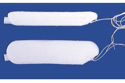 Picture of Nasal Packing AbsorbENT™ Polyvinyl Alcohol (PVA) Foam Non-impregnated Small 1.5 X 2 X 4.5 cm 10 Count SterileRH-7408-10