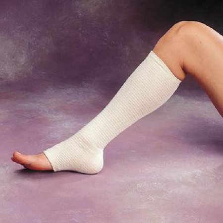 Picture of Elastic Tubular Support Bandage Tensogrip® 3 Inch X 11 Yard Small Knee / Medium Ankle / Large Arm Standard Compression Pull On White Size D NonSterileA9389