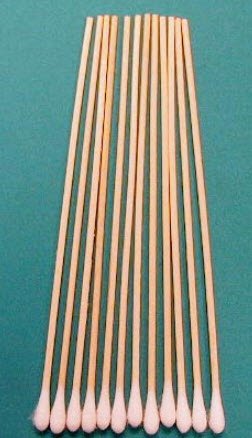 Picture of Swabstick Bioseal® Cotton Tip Wood Shaft 6 Inch Sterile 12 per Pack9612/100