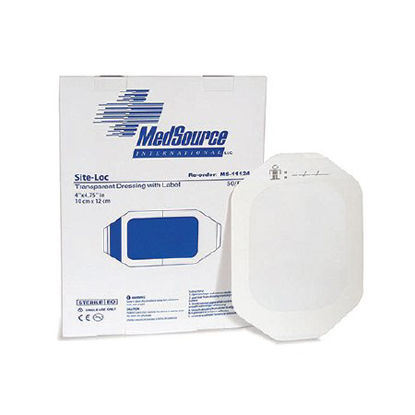 Picture of Transparent Film Dressing Site-Loc Rectangle 2-3/8 X 2-3/4 Inch Frame Style Delivery With Label SterileMS-11121