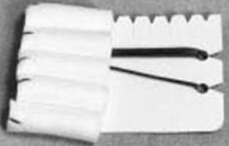 Picture of Cylindrical Sponge Gardlok® Cotton Non-impregnated 1/2 X 1-1/2 Inch 5 Count Sterile200403