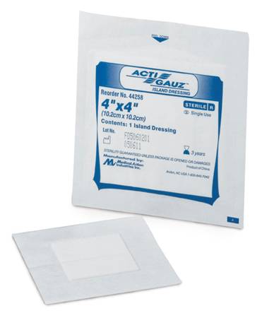 Picture of Adhesive Dressing Acti-Gauze® 4 X 4 Inch Gauze Square White Sterile44258