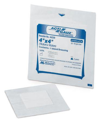 Picture of Adhesive Dressing Acti-Gauze® 4 X 4 Inch Gauze Square White Sterile44258