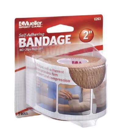 Picture of Cohesive Bandage Mueller® 2 Inch X 5 Yard Standard Compression Self-adherent Closure Beige NonSterile6263