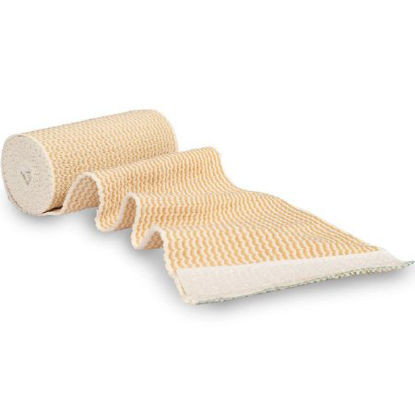 Picture of Elastic Bandage NAR 4 Inch X 5 Yard Standard Compression Single Hook and Loop Closure Tan NonSterile30-0026