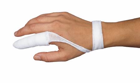 Picture of Tubular Retainer Dressing with Applicator 5/8 Inch X 25 Yard Small White Small Finger / Toe NonSterileFD1