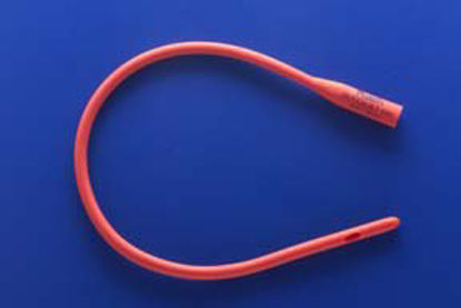 Picture of Urethral Catheter Rüsch® Robinson Tip Red Rubber 28 Fr. 16 Inch351628