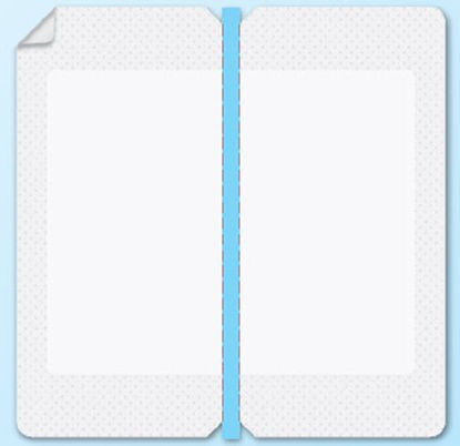 Picture of I.V. Specialty Dressing VALGuard™ Film 7 X 7 Inch Sterile67V1717