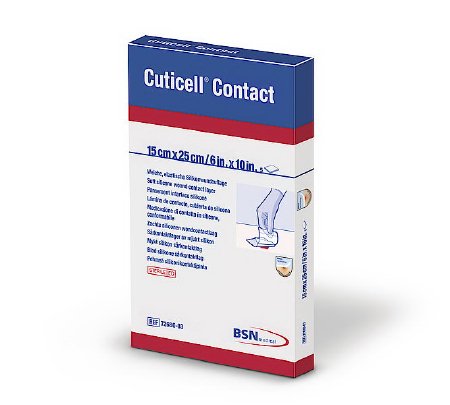 Picture of Wound Contact Layer Dressing Cuticell® Contact® Silicone 3 X 4 Inch Sterile7268001