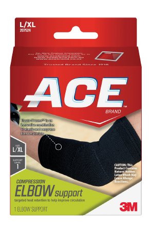 Picture of Elbow Support 3M™ Ace™ Large / X-Large Left or Right Elbow Black207524