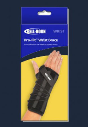 Picture of Wrist Brace Bell-Horn® Pro-Fit™ Aluminum / Elastic / Foam / Nylon Right Hand Black One Size Fits MostBH87560