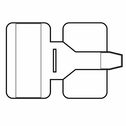 Picture of Leg Strap 2 X 3 Inch, Plastic, Contains Hydrogel Adhesive38525