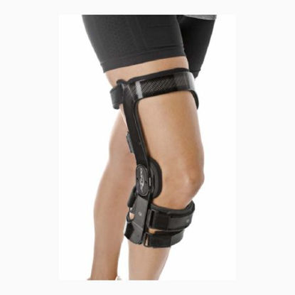 Picture of Knee Brace OA FullForce® Medial Small D-Ring / Hook and Loop Strap Closure 15-1/2 to 18-1/2 Inch Thigh Circumference / 13 to 14 Inch Knee Circumference / 12 to 14 Inch Calf Circumference Left Knee11-1579-2