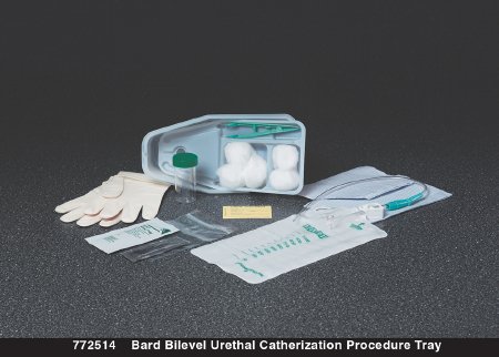 Picture of Intermittent Catheter Tray Bard® Bilevel Urethral 16 Fr. Without Balloon Plastic772514