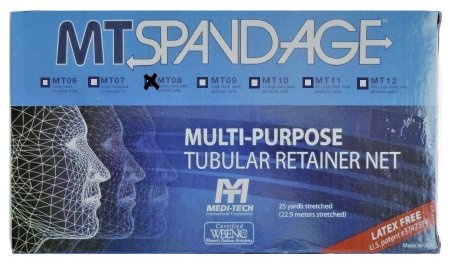 Picture of Elastic Net Retainer Dressing MT Spandage™ Tubular Elastic 10 Yard Size 8 White Medium Chest / Back / Perineum / Axilla NonSterileMT108