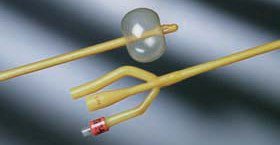 Picture of Foley Catheter Lubri-Sil® 3-Way Standard Tip 5 cc Balloon 24 Fr. Hydrogel Coated Silicone70524L