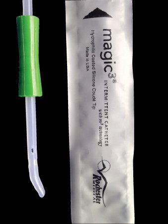 Picture of Urethral Catheter Magic3® Coude Tip Hydrophilic Coated Silicone 10 Fr. 16 Inch50610