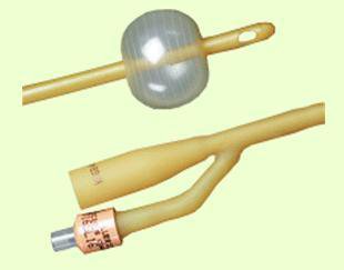 Picture of Foley Catheter Bard® 2-Way Standard Tip 5 cc Balloon 16 Fr. Silicone Coated Latex365716