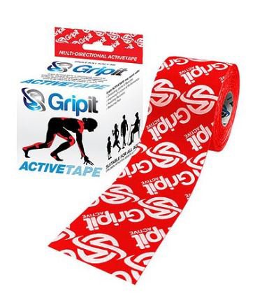 Picture of Elastic Tape Gripit ACTIVETAPE Multi-directional Stretch Cotton / Nylon 2 Inch X 5-1/2 Yard Red NonSterile24-0161