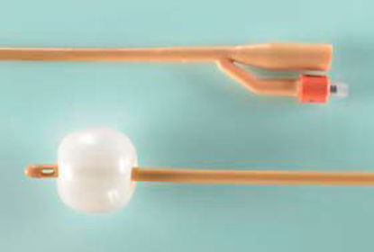 Picture of Foley Catheter Bardex® I.C. 2-Way Coude Tip 5 cc Balloon 12 Fr. Silver Hydrogel Coated Latex0168SI12