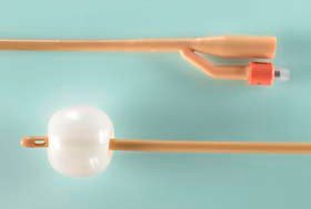 Picture of Foley Catheter Bardex® I.C. 2-Way Coude Tip 5 cc Balloon 20 Fr. Silver Hydrogel Coated Latex0168SI20
