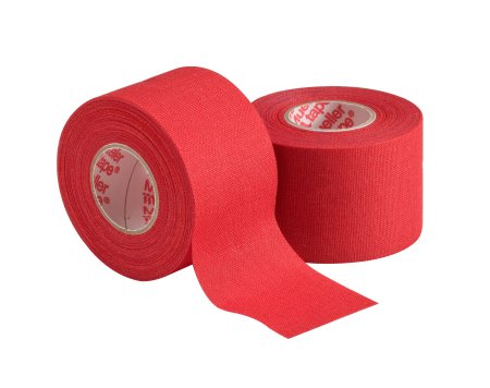 Picture of Athletic Tape Mueller® Mtape Easy Tear Cotton / Zinc Oxide 1-1/2 Inch X 10 Yard Scarlet NonSterile130822