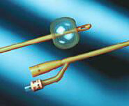 Picture of Foley Catheter Bardex® 2-Way Standard Tip 30 cc Balloon 16 Fr. Silicone Coated Latex0166V16S