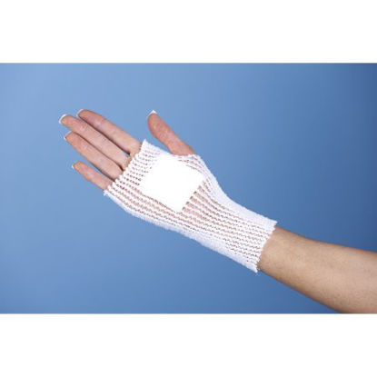Picture of Elastic Net Retainer Dressing MT Spandage™ Pre-Cuts Tubular / Pre-Cut Elastic 36 Inch Length Size 3 White Medium Hand / Arm / Leg / Foot NonSterileMT3X36