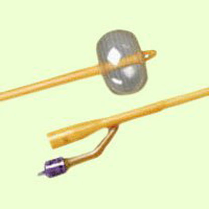 Picture of Nephrostomy Catheter Bardex® 2-Way Short-Tip Council 5 cc Balloon 14 Fr. Latex190514S
