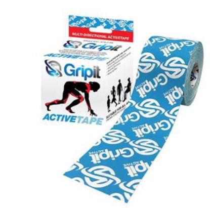 Picture of Elastic Tape Gripit ACTIVETAPE Multi-directional Stretch Cotton / Nylon 2 Inch X 5-1/2 Yard Blue NonSterile24-0162
