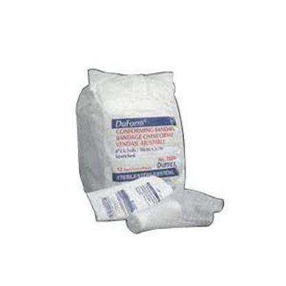 Picture of Conforming Bandage Duform Polyester / Rayon 1-Ply 6 Inch X 4-1/2 Yard Roll Shape Sterile75206